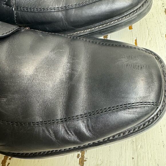 Nunn Bush Men's MARCELL Black leather Bicycle Toe Oxford Shoes 83364-01 Size 10M - Picture 9 of 11